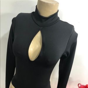 Black custom made bodysuit
